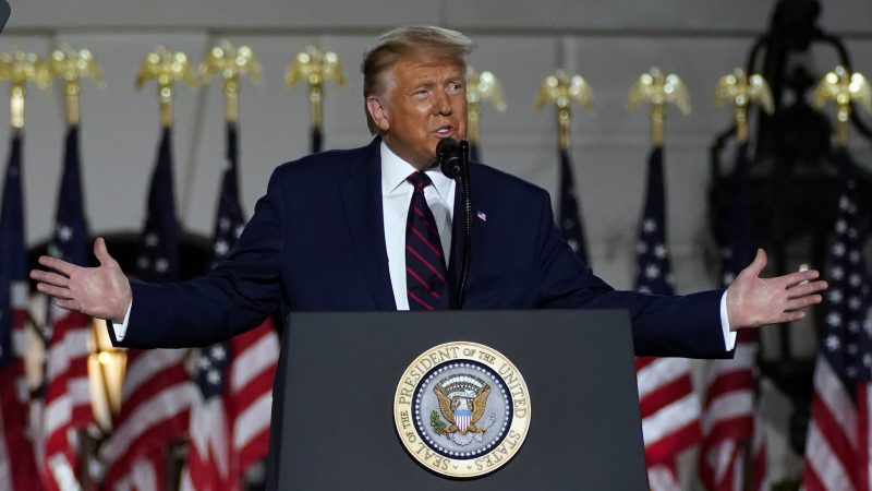 Trump Lashes Biden, Defies Pandemic